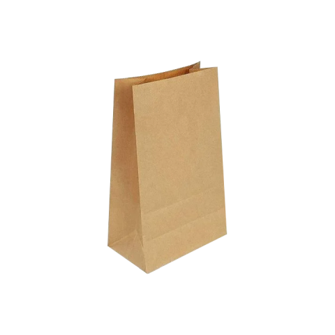  Túi giấy kraft (Rộng*Hông*Cao ~ 13x8x24cm 4N) không quai 