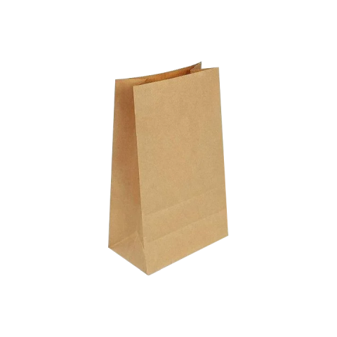  Túi giấy kraft (Rộng*Hông*Cao ~ 13x8x24cm 4N) không quai 