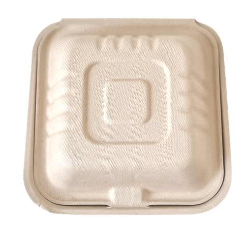  Hộp giấy bã mía FEST BIO BROWN BURGER TAKEAWAY BOX 600ml 