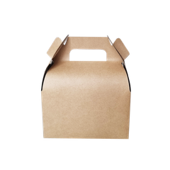  Hộp giấy kraft 13x10x10cm B201 quai xách 