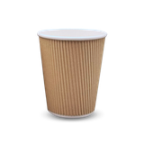  Ly giấy kraft 2 lớp 360ml - 12oz ripple 