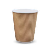  Ly giấy kraft 2 lớp 480ml - 16oz ripple 