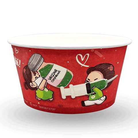  Tô giấy, bát giấy in ấn theo yêu cầu mẫu 3 