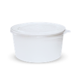  Bộ tô giấy trắng 1000ml + nắp nhựa PP 150 