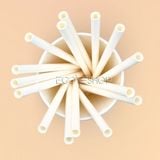 Ống hút giấy phi 6x197 - màu trắng