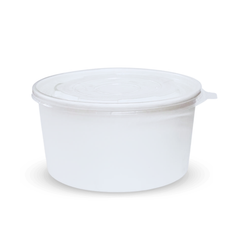  Bộ tô giấy trắng 1000ml + nắp nhựa PP 150 