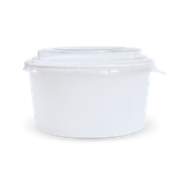  Bộ tô giấy trắng 1000ml + nắp nhựa PET 150 