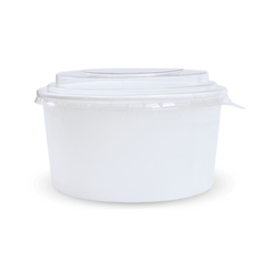  Bộ tô giấy trắng 1000ml + nắp nhựa PET 150 