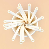 Ống hút giấy phi 6x110mm - màu trắng