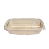  Hộp bã mía 1000ml kèm nắp PET 