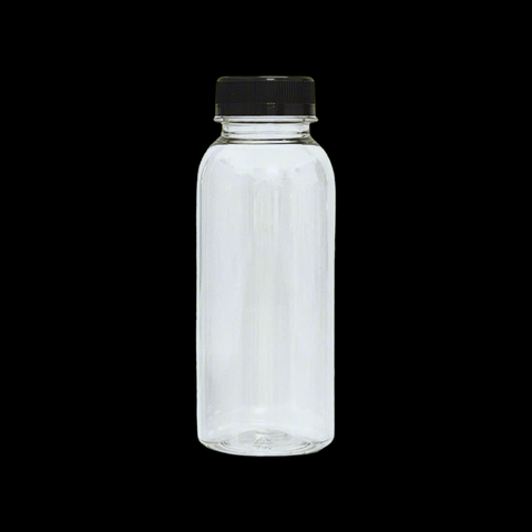  Chai nhựa Pet tròn 330ml + Nắp Đen 