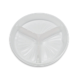  Khay nhựa tròn PP 150 3 ngăn (cho tô giấy kraft 1000ml) 