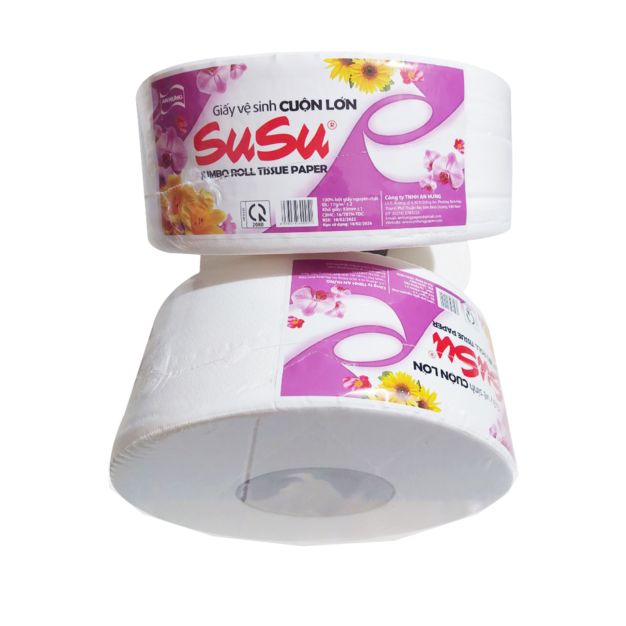  Giấy vệ sinh cuộn lớn 700gram 