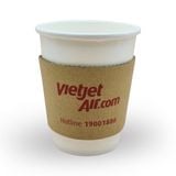 Miếng carton cầm ly nóng in ấn theo yêu cầu mẫu 3