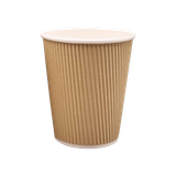  Ly giấy kraft 2 lớp 240ml - 8oz ripple 