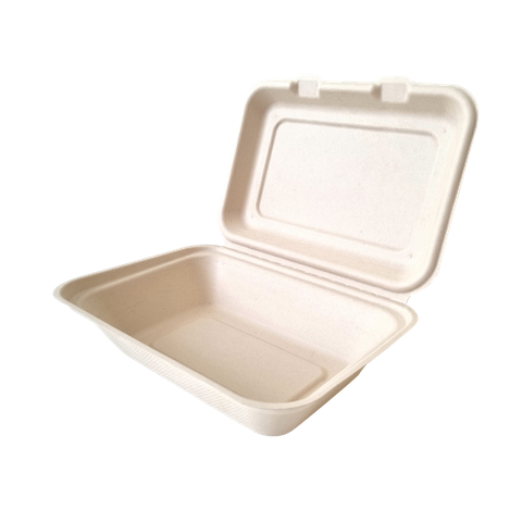  Hộp giấy bã mía FEST BIO BROWN TAKEAWAY BOX 450ml 