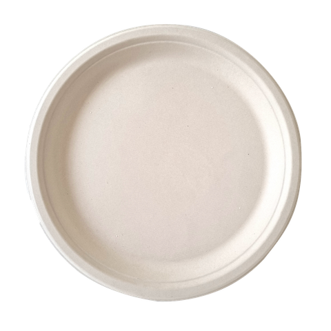  Dĩa giấy bã mía FEST BIO BROWN PLATE 10inches - Ø26cm 