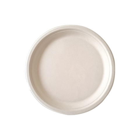 Dĩa giấy bã mía FEST BIO BROWN PLATE 7inches - Ø18cm 