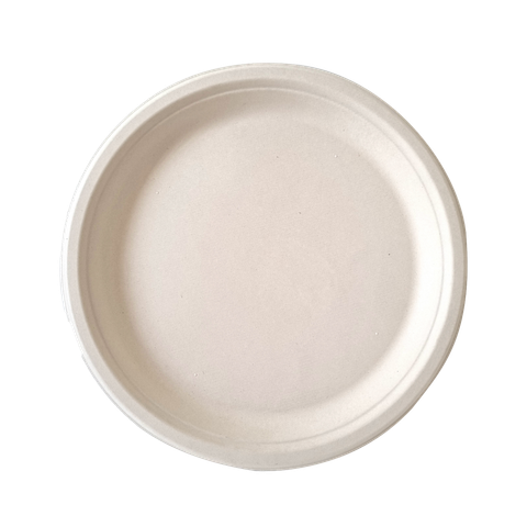  Dĩa giấy bã mía FEST BIO BROWN PLATE 9inches - Ø23cm 