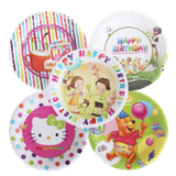 Dĩa giấy hoa văn Ø14 cm (ngẫu nhiên)