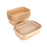 Hộp giấy kraft chữ nhật 1000ml 