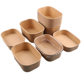  Hộp giấy kraft chữ nhật 750ml 