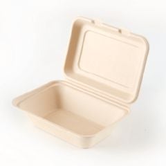  Hộp giấy bã mía FEST BIO BROWN TAKEAWAY BOX 450ml 