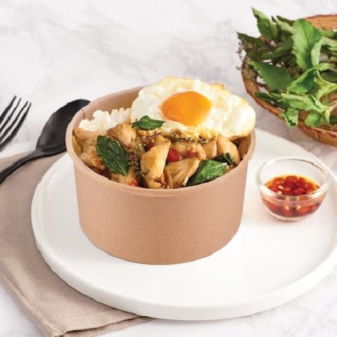  Bộ tô giấy kraft 1000ml + nắp nhựa PET (không nóng) 