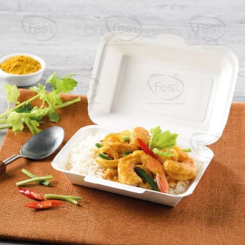Hộp giấy FEST CHOICE TAKEAWAY BOX 500ml (hộp xôi)