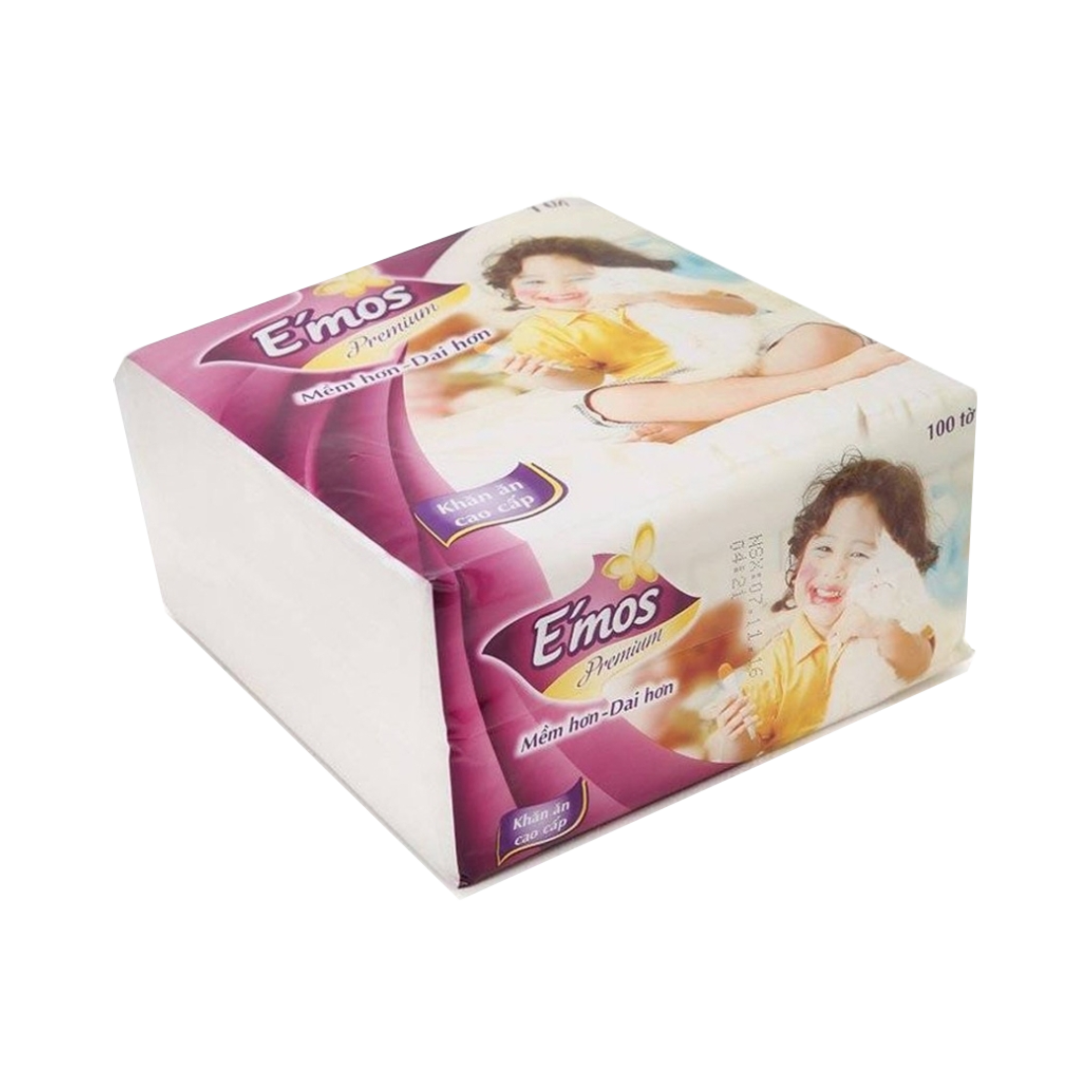  Khăn giấy ăn Emos Premier 33x33 1L 100M 