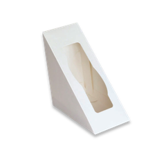  Hộp giấy Sandwich - Giấy Trắng - 300gsm - 1PE - 12x12x6cm 