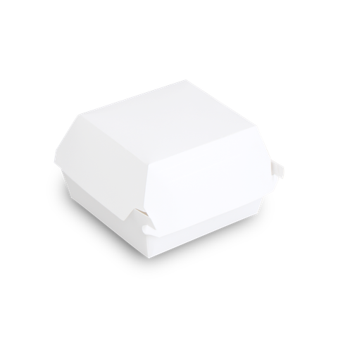  Hộp giấy Burger Premium trắng (12x12x7cm) 