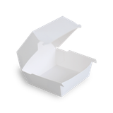 Hộp giấy Burger Premium trắng (12x12x7cm) 