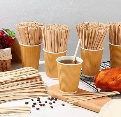  Que gỗ dùng một lần 19cm 