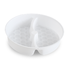  Khay nhựa 2 ngăn KG142B (cho tô giấy trắng 2 tầng 1000ml - Ø140mm) 