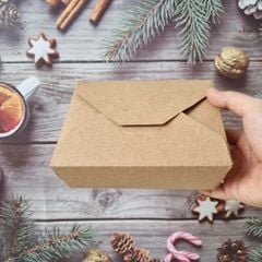  Hộp giấy Folding kraft paper box 750ml 