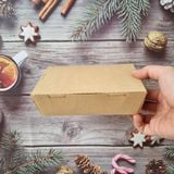  Hộp giấy Clamshell kraft paper box 1200 ml 