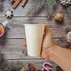  Ly giấy trắng chịu lạnh 360ml - 12oz 280gsm 