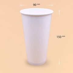  Ly giấy trắng chịu lạnh 650ml - 22oz 280gsm 