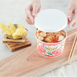  Bộ tô giấy trắng 1000ml + nắp giấy 