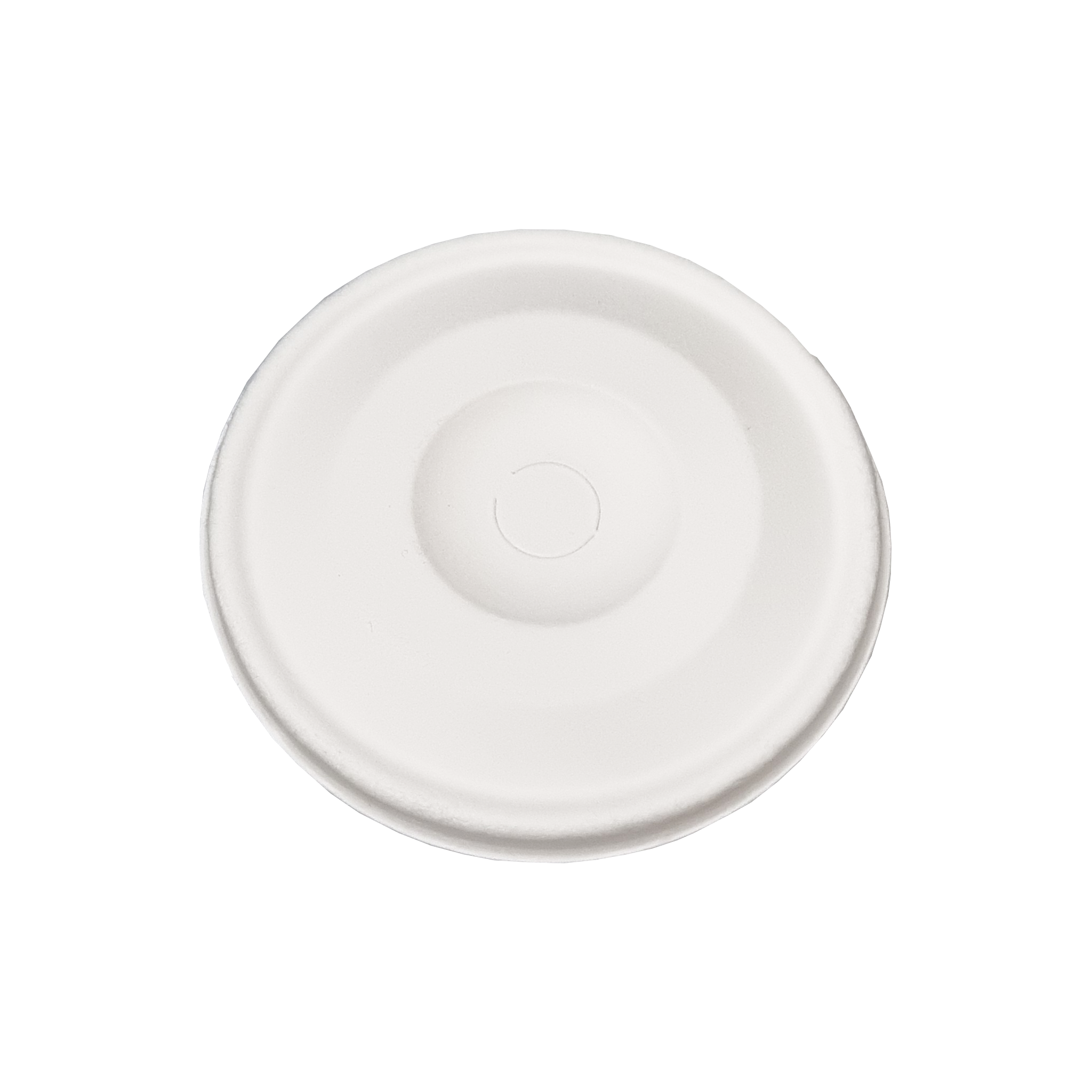  Nắp bã mía trắng phẳng 90mm (dùng cho ly 12, 16, 22oz) 