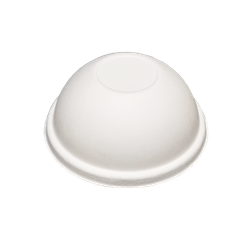  Nắp bã mía trắng vòm 90mm (dùng cho ly 12, 16, 22oz) 