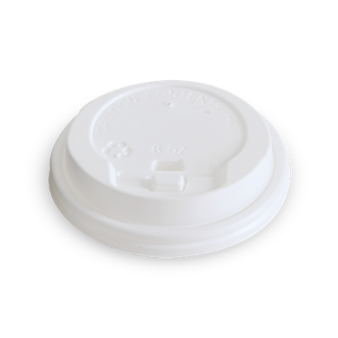  Nắp TTK 45x90 PP trắng nút bật (cho ly giấy 12oz, 16oz) 