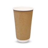  Ly giấy kraft 2 lớp 650ml - 22oz 265gsm 