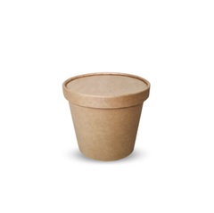  Tô giấy Soup kraft paper cup with paper lid 360ml 