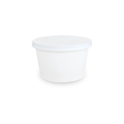  Bộ tô giấy trắng 8.5oz-250ml + nắp giấy 