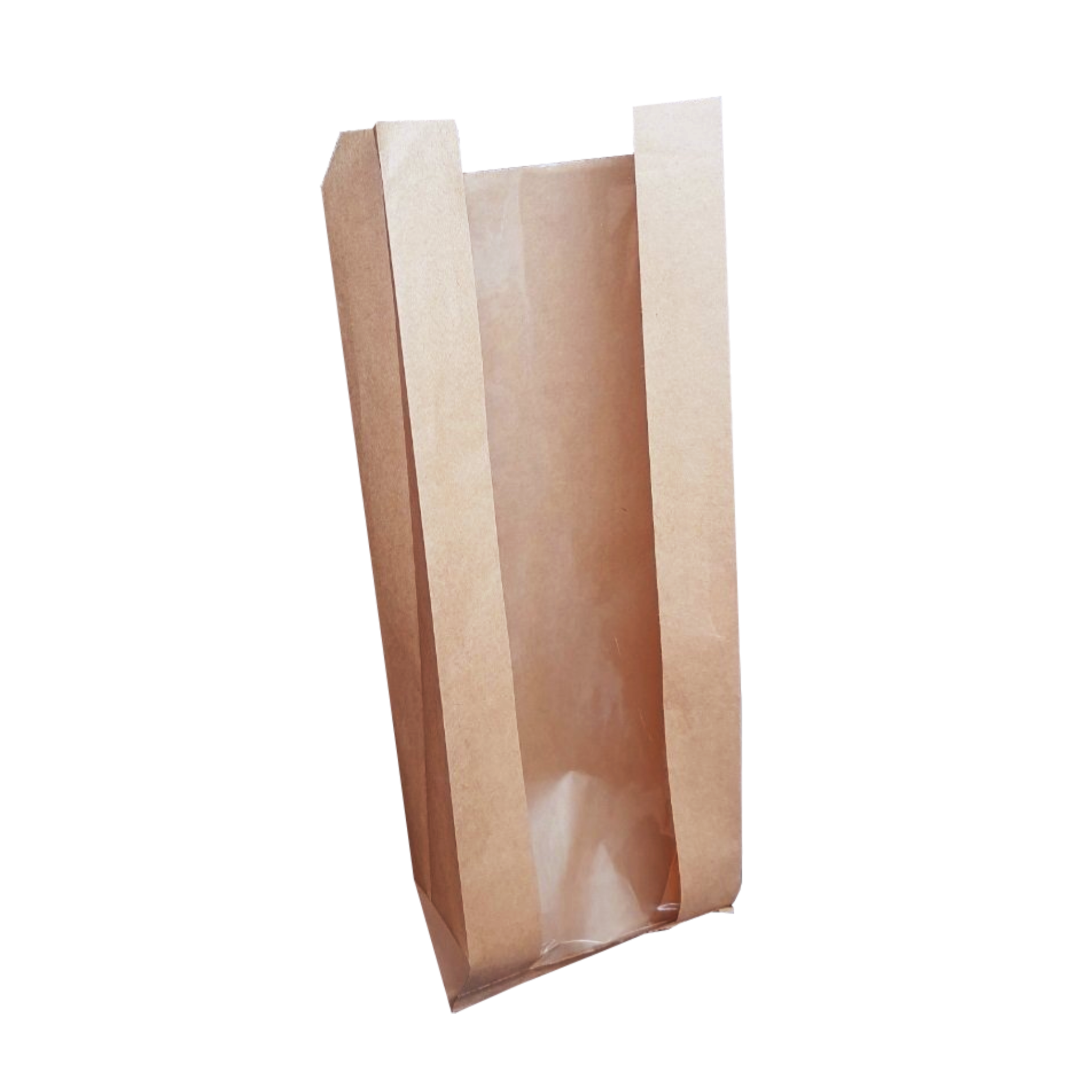  Túi giấy kraft bánh mỳ R9.5xH4.8xC26cm - cửa sổ 