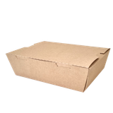  Hộp giấy Clamshell kraft paper box 1200 ml 