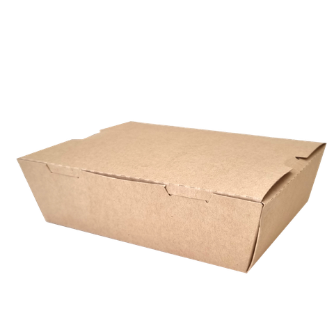  Hộp giấy Clamshell kraft paper box 700 ml 