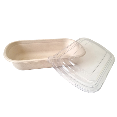  Bộ hộp bã mía 700ml + nắp PET M75 